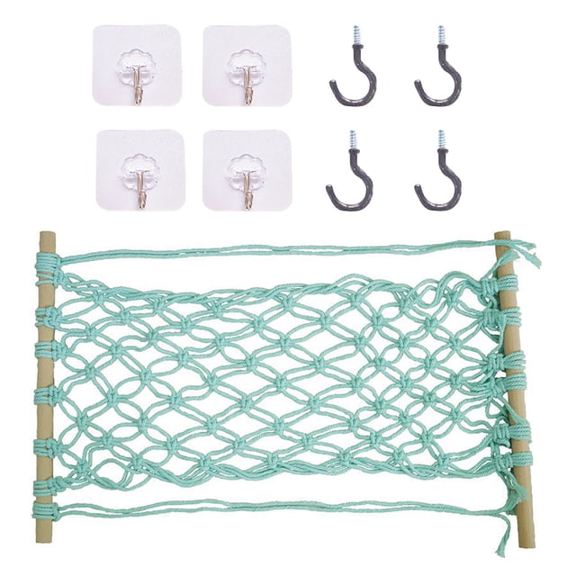 EGNMCR Baskets for Organizing, Baskets Home Kitchen Fruit Hanging Basket Wind Cotton Rope Hand-woven Vegetable And Fruit Net Pocket A netting
