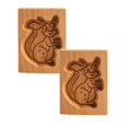 thumbnail image 1 of Oleegame 2PC Cookie Mold Cookie Molds Provences Rose Cookie Stamp Embossing Molds Craft Decorating Baking Tool, 1 of 4