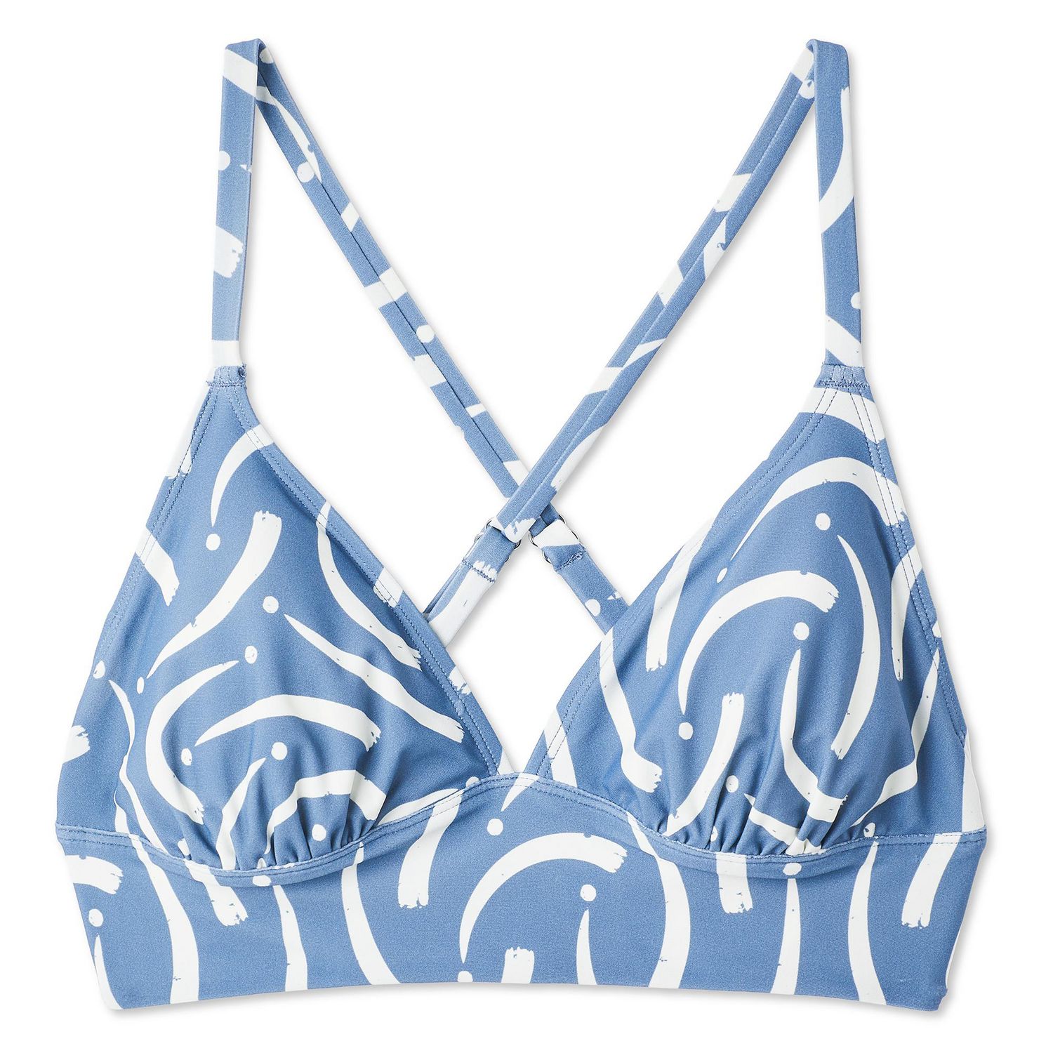 George Women's Printed Triangle Bikini Top