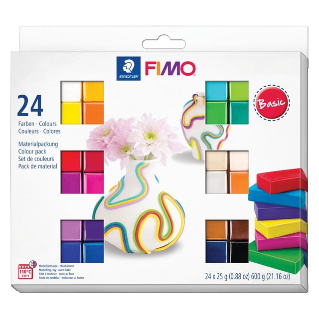 Staedtler FIMO Soft Modelling Clay, Set of 24 Colours