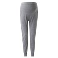 thumbnail image 4 of Aqestyerly Pantalon Décontracté Uni pour Femmes Enceintes, Extensible et Confortable, Pantalon de Détente, 4 of 6