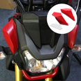 thumbnail image 4 of 2 pieces universal motorcycle winglets deflectors fairing abs accessory aerodynamic wing for for for for red, 4 of 5