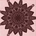 thumbnail image 1 of Ahgly Tapis d'Intérieur Lavable en Machine Carré Transitionnel Rose Flamant, 5 Pieds Carré, 1 of 7