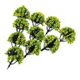 thumbnail image 1 of lionlar Arbres Modèles à l'Échelle 1:150 Jaune Vert, 1 of 9