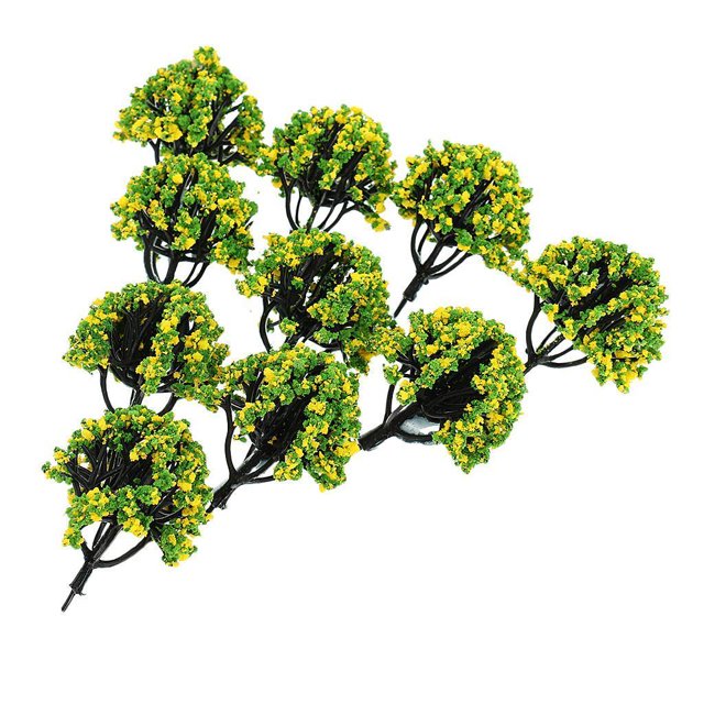 lionlar Arbres Modèles à l'Échelle 1:150 Jaune Vert