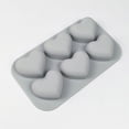 thumbnail image 1 of Oleegame 1PC Cookie Mold Washable Silicone Cake Cake Candy Chocolate Decorating Tray DIY Craft Project Gray, 1 of 8