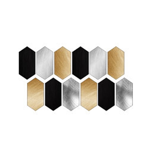 VogueV Marble Pattern Floor Tiles - Self-Adhesive Vinyl for Kitchen Renovation M