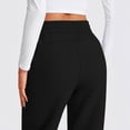 thumbnail image 4 of Posijego Womens Sweatpants Casual Drawstring Wide Leg Lounge Pants Elastic Waist Straight Leg Athletic Pants, 4 of 5