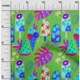 thumbnail image 2 of oneOone Polyester Spandex Green Fabric Texture Craft Projects Decor Fabric Printed By The Yard 56 Inch Wide-A8, 2 of 5
