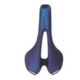 thumbnail image 3 of Selle, Coussin de Vélo de Montagne Frais Assise en Cuir Résistant à la Déformation Design Ajouré pour Cyclisme Bleu, 3 of 8