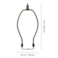 thumbnail image 4 of FUTUREORYY 1Pack Horn Shape Lamp Shade Support in Coffee for Floor Lamp with Classic Design, 4 of 8