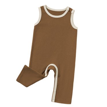 Milaget Barboteuse Sans Manches pour Bébés Garçons Filles, Tenues en Coton, Pyjama Cartoon pour Nouveau-Né, Grenouillère 18 à 24 Mois