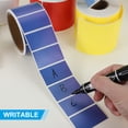 thumbnail image 4 of Uxcell Rectangular Color Coding Labels Rectangle Colored Labels Sticker Moving Stickers Label Tag Yellow 3"x2", 4 of 7