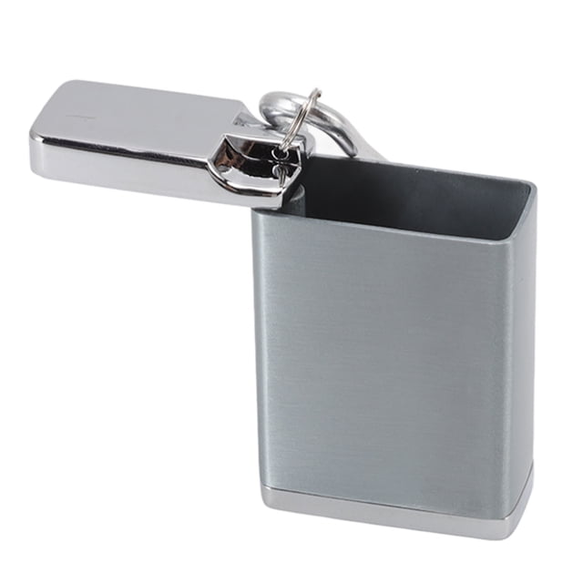 Mini Tray, Zinc Alloy Portable Easy Using Ashtray Convenient Modern With Buckle For Office Black,Silver,Gold,Blue,Red,Green