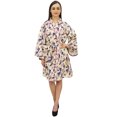 thumbnail image 2 of Bimba Kimono de Demoiselle d'Honneur à Manches Longues Imprimé Floral pour Femme, Robe Cache-Cœur Wrap - 28, 2 of 6