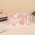 thumbnail image 1 of Meitianfacai Transparent Pencil Case Ins Cute High Face Girl Heart Large Capacity Pencil Case, 1 of 1