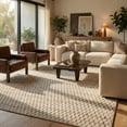 thumbnail image 4 of Rug Branch Maise Abstract Indoor Outdoor Area Rug, Cream Beige, Modern - Entryway, Hallway, Bathroom, and Kitchen, 4 of 7