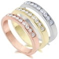 thumbnail image 1 of Bague de Mariage en Diamant Serti en Rail 1/4 Ct 14 K, 1 of 1