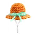 thumbnail image 1 of Small Pet Hat Adorable Knitted Hamster Hat Adjustable Comfortable Small Pets Headwear Pet Costume Accessory, 1 of 6