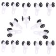 thumbnail image 1 of 100pcs Curtain Track Pulley Straight Track Curved Track Sliding Wheel Supply, 1 of 8