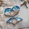 thumbnail image 3 of Handmade Transparent Resin Thumb Ring Page Holder Coastal Ocean Beach Reading Accessory For Teachers Book Lovers Literary Unique Functional, 3 of 3