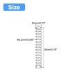 thumbnail image 2 of Unique Bargains Compression Spring, 5Pcs 304 Stainless Steel, 3mm OD, 0.2mm Wire, 20mm Length, 2 of 6