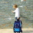 thumbnail image 4 of ZXNWN Sac à Dos à Roulettes Enfants Sac à Dos à Roulettes avec Roues Bagage de Voyage Sac à Livres à Roulettes Relevable, 4 of 7