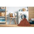 thumbnail image 2 of Ahgly Company Machine Washable Indoor Rectangle Transitional Orange Red Orange Area Rugs, 7' x 9', 2 of 7