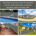 thumbnail image 4 of HAHADAXA Balcony Privacy Screen Cover Sunshade Weatherproof UV Protection Fence Mesh Windscreen HDPE Balcony Cover with for Cable Ties for Backyard Patio Porch Garden 500cm x 90cm, 4 of 6