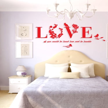 Dvkptbk Wall Stickers Removable Leaf Wall Sticker Art Vinyl Decals Sofa BedRoom Mural Decor Home Decor on Clearance