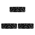 thumbnail image 3 of mmirethe Non-shrinkable Triangles Graphics Car Stickers Wide Range Of Applications Wide Application PVC No Fading Removable brilliant black 3Set, 3 of 6