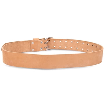 MECHTOOLS 2" CEINTURE À OUTILS EN CUIR AVEC DOUBLE BOUCLE (NATUREL) POUR 29" - 45"