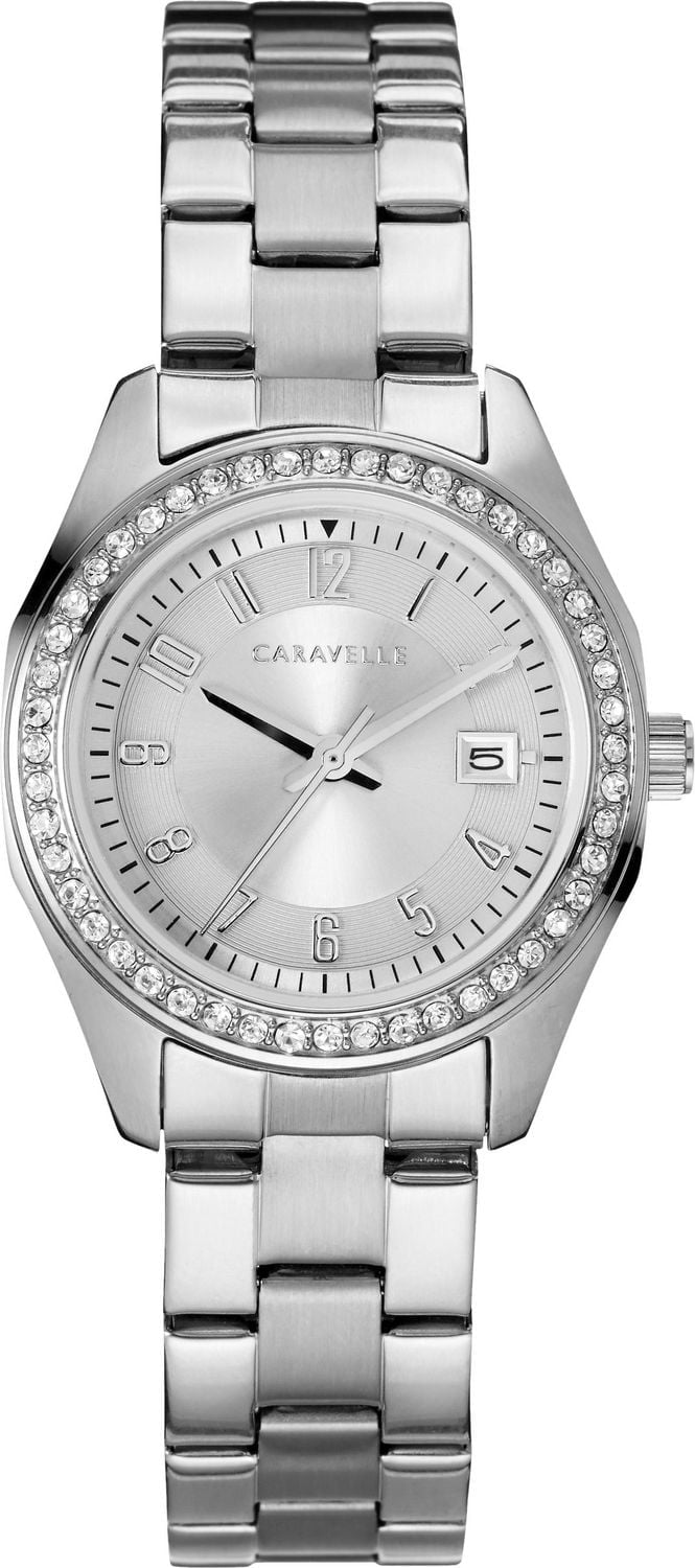 Montre Caravelle argentée pour femmes