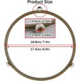 thumbnail image 2 of 2 Pack Microwave Turntable Ring, 7.5 Inch Rotating Ring Roller, Middle Glass Plate Tray Support Holder, Replacement Inner Ring - for 10.6"-12.4" Microwave Oven Glass Turntable Plate, 2 of 6
