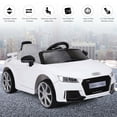 thumbnail image 4 of Gymax 12V Audi TT RS Electric Kids Ride On Car Licensed Remote Control MP3, 4 of 10