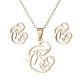 thumbnail image 2 of Boucles d'Oreilles pour Femmes Ensemble de Bagues Pendentif Mode pour Femmes Collier Clavicule Coloré Boucles d'Oreilles Exquises, 2 of 3