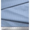 thumbnail image 3 of Soimoi Satin Silk Fabric Geometric Small Printed Craft Fabric by The Yard 42 Inch Wide, 3 of 3
