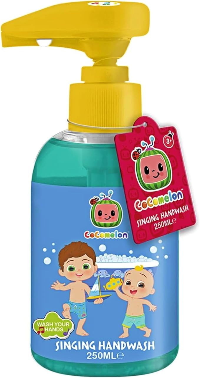CoComelon Singing Handwash for Kids – 250ml, Fun Musical Soap with Wash Your Hands Song