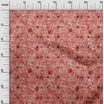thumbnail image 2 of oneOone Velvet Dark Rose Brown Fabric Geometric Sewing Craft Projects Fabric Prints By Yard 58 Inch Wide, 2 of 5