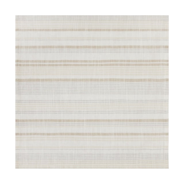 Better Homes & Gardens Woven Natural Stripe 4 Pack Napkin Set - 20" x 20" - Neutral - 100% Cotton