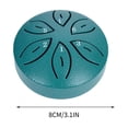 thumbnail image 3 of weibbin Mini Tambour de Pluie 3 Pouces Tambour à Langue en Acier 6 Tons Instrument de Percussion Tambour pour Enfants Petit Tambour Portable avec Sac de Rangement, 3 of 5