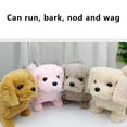 thumbnail image 4 of Pink Puppy Simulation Pet Dog Toy Walking Barking Wagging Tail Plush For Children Gift 100 Polyester Material Size 6.3 Inches For Role Play Pink, 4 of 4