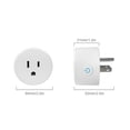 thumbnail image 3 of Dvkptbk Smart Plug WiFi Outlet with Remote Control & Timer Function Work with & Assitant 10A Smart Socket No Hub Required 2.4G Wi-Fi On-ly Smart Socket on Clearance, 3 of 8