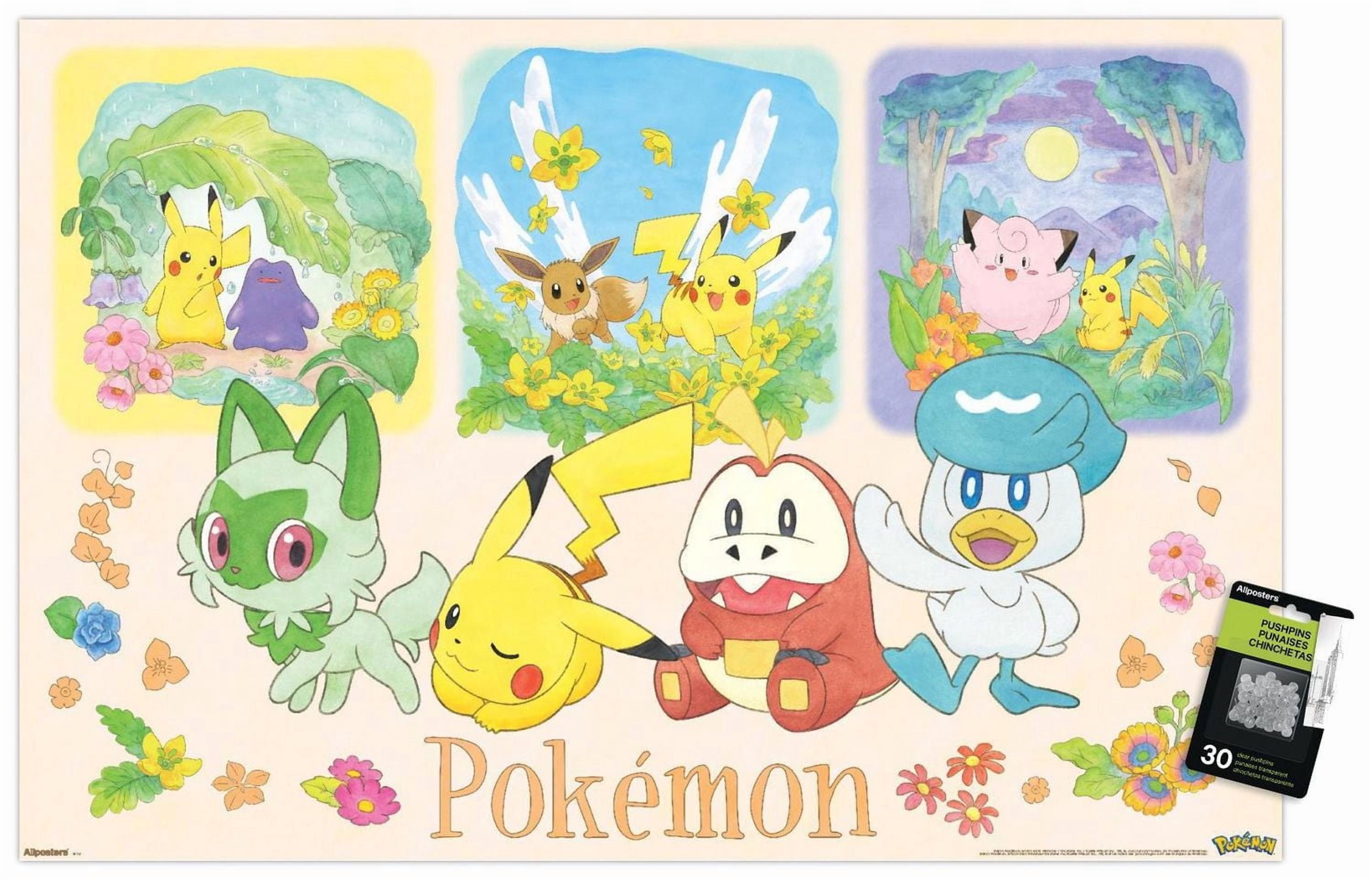 Pokémon: One Scene - Group Wall Poster