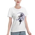 thumbnail image 2 of T-Shirt Basique à Manches Courtes pour Femmes Demon Slayer Ninja Papillon, 2 of 6