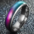 thumbnail image 2 of ORUYROP Bague de Mariage Sensorielle en Acier Inoxydable 4mm Changement de Couleur, 2 of 2
