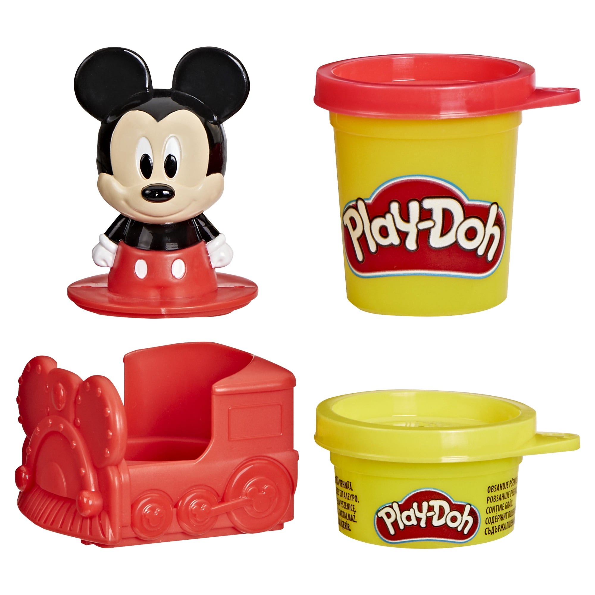 Play-Doh Disney Junior Créations au tampon Mickey Mouse, coffret de pâte à modeler