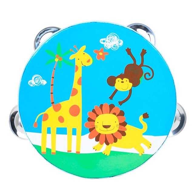 Miangastore Kids Musical Instrument Toys Kit Double-sided Drum Hand Knocking Drum Toy