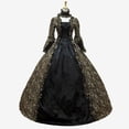 thumbnail image 1 of UPPADA Costumes Gothiques pour Femmes Robes Victoriennes à Manches Longues Robe Corset Grande Taille Robe Maxi Fluide Robe de Fête Robe Cocktail Robe Lacée Robe de Mascarade Jolies Robes de Bal Offres du Jour 2025, 1 of 6