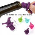 thumbnail image 3 of Ynlkorvg Bouchon de Vin Petit Oiseau Bouchon de Bouteille de Vin Coloré Réutilisable en Silicone Bouchon de Bouteille de Vin Décorer Bouchon de Vin Mignon pour, 3 of 9